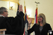Clerk of District Court Janet Montgomery. Photo by Deanne Swain.