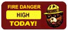 Fire Danger High. Photo by US Forest Service.