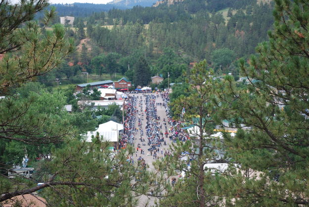 Sturgis enthusiasts in 2014. Photo by Wyoming Highway Patrol.