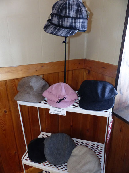 Stormy Kromer hats. Photo by Dawn Ballou, Pinedale Online.