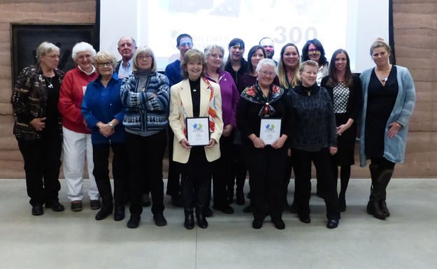 Volunteers of the Year for 2015. Photo by Dawn Ballou, Pinedale Online.