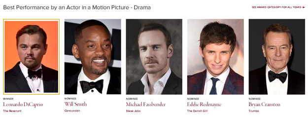 Best Actor contenders. Photo by Pinedale Online.