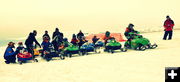 The Mini Sled Start. Photo by Terry Allen.