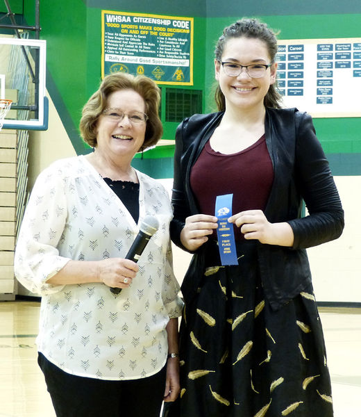 Junior Historical Paper - 1st Place. Photo by Dawn Ballou, Pinedale Online.