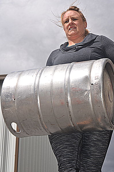 Keg Carry. Photo by Terry Allen.