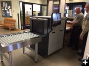X-Ray Scanner. Photo by Sublette County Sheriffs Office.