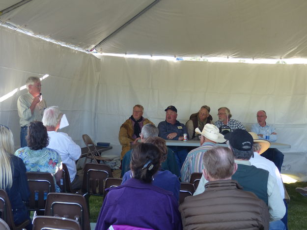 Fur Trade Panel Discussion. Photo by Dawn Ballou, Pinedale Online.