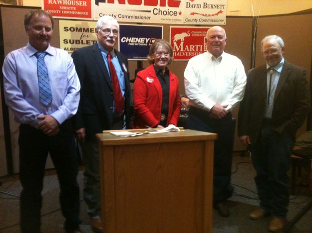 Sublette County Republican candidates. Photo by Pinedale Online.