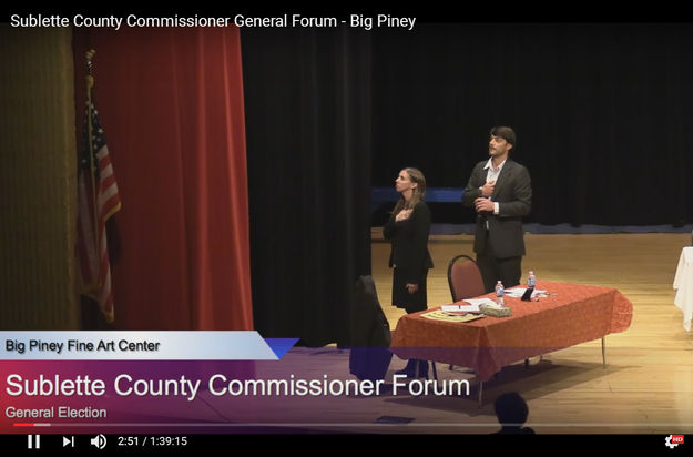 Moderators. Photo by Sublette County Chamber of Commerce YouTube video.
