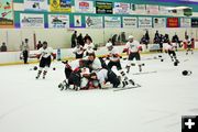 Victory Pile. Photo by Pinedale Hockey Association.