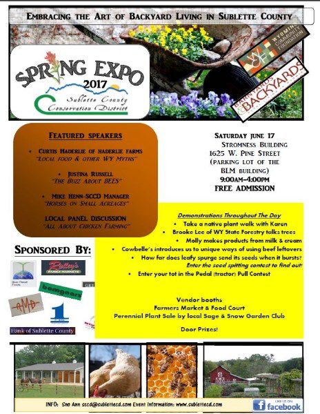 2017 Spring Expo. Photo by Sublette County Conservation District.