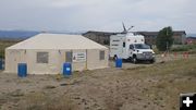 Eclipse Information Hut. Photo by Sublette County Emergency Management.