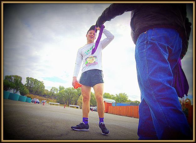 Half Marathon Winner. Photo by Terry Allen.