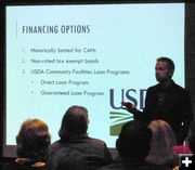 Financial Options. Photo by Dawn Ballou, Pinedale Online.