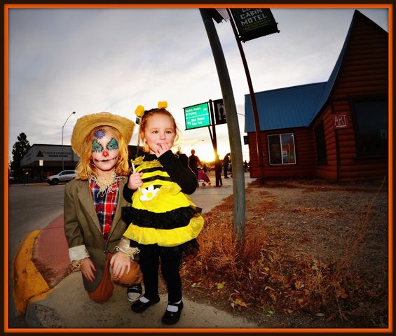 Scarecrow and Bumblebee. Photo by Terry Allen.