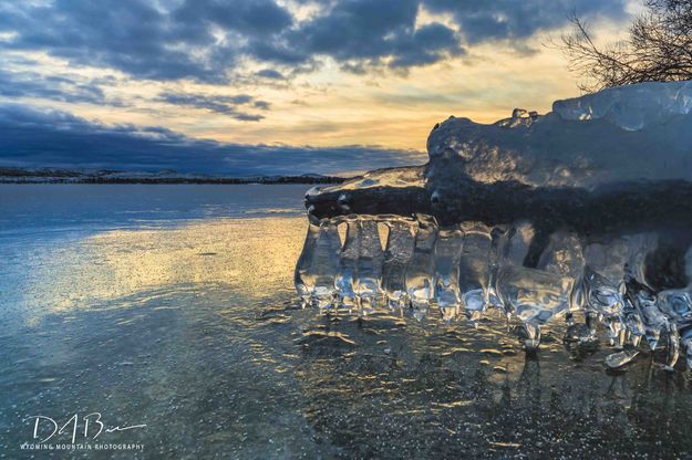 Lake Icicles. Photo by Dave Bell.