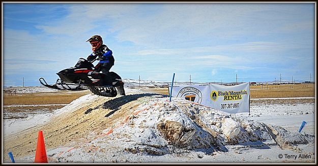 Cooper at the Snocross. Photo by Terry Allen.