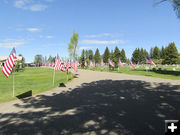 Flags. Photo by Pinedale Online.