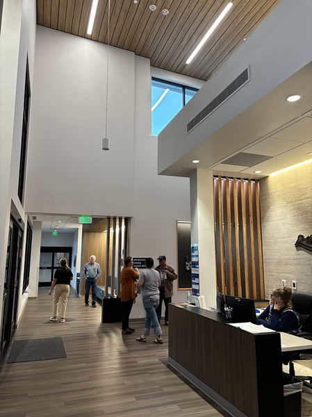 Main Reception. Photo by Dawn Ballou, Pinedale Online.