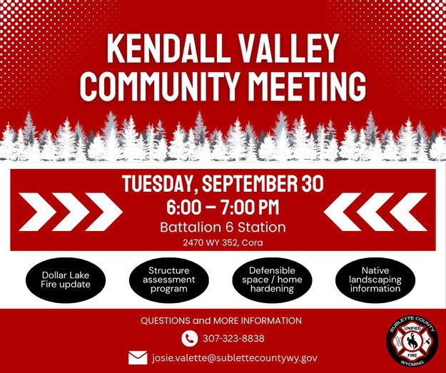 Kendall Valley Community Meeting Sept. 30. Photo by .