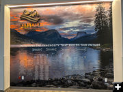 Donor Wall. Photo by Dawn Ballou, Pinedale Online.