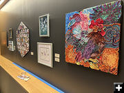 LTC Art Wall. Photo by Dawn Ballou, Pinedale Online.