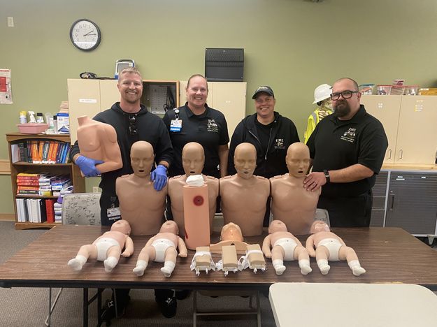 All the equipment. Photo by Sublette County Health Foundation.