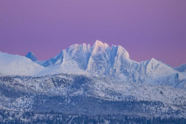 Bonneville and the Belt of Venus. Photo by Dave Bell.