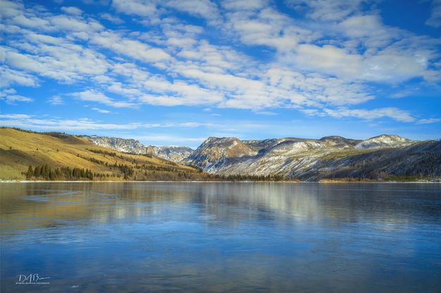 Icy New Fork Lake. Photo by Dave Bell.