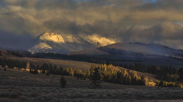 Morning Light On Electric Peak. Photo by Dave Bell.