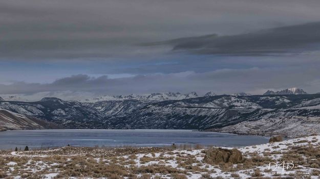 Fremont Lake On February 1. Photo by Dave Bell.