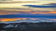 Wyoming Peak Sunset-Feb 8. Photo by Dave Bell.