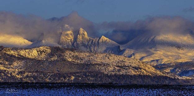 Clouds On Bonneville At Sunset. Photo by Dave Bell.