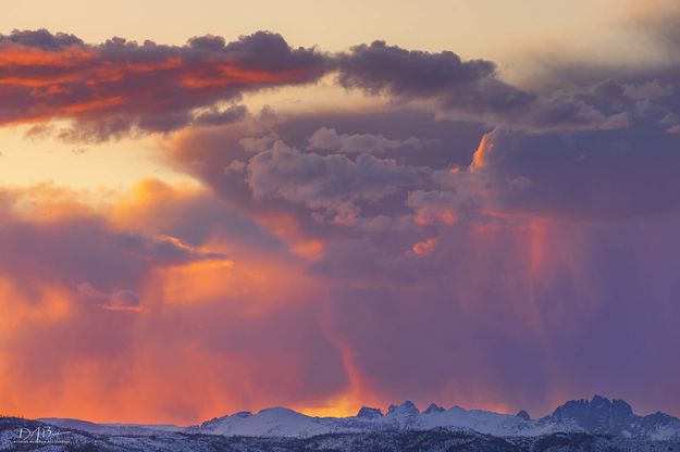 Lovely Sunrise Virga. Photo by Dave Bell.