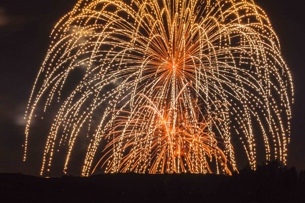 Rendezvous Fireworks #2. Photo by Dave Bell.