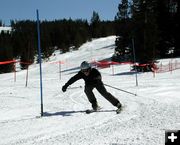 Carving the Turn. Photo by Pinedale Online.