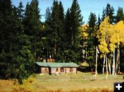 DC Bar Guest Ranch Cabin. Photo by Bridger Wilderness Outfitters.