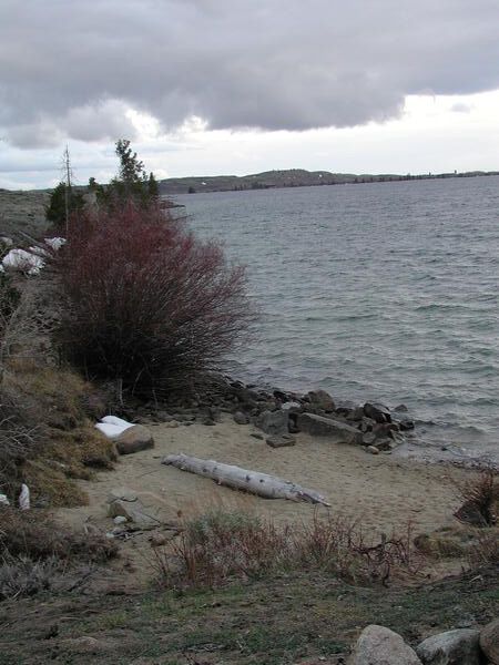 Small patches of snow. Photo by Pinedale Online.