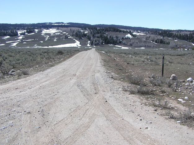 Road into Whiskey Grove. Photo by Pinedale Online.