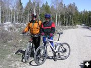 Mountain biking New Fork. Photo by Pinedale Online.