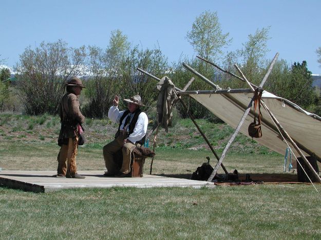 Trapper Discussion. Photo by Pinedale Online.