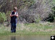 Baiting the Hook. Photo by Pinedale Online.