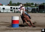 Barrel Racer. Photo by Pinedale Online.