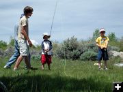 Fly Casting Lessons. Photo by Pinedale Online.