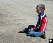 Trying to Snare a Gopher. Photo by Pinedale Online.