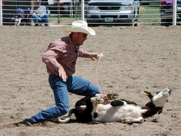 Calf Roper. Photo by Pinedale Online.