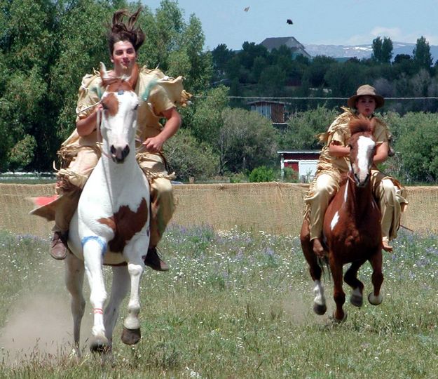 Horse Race. Photo by Pinedale Online.