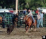 Calf Roper. Photo by Pinedale Online.