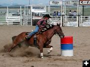 Barrel Racing. Photo by Pinedale Online.