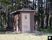 Bathroom near the top. Photo by Pinedale Online.